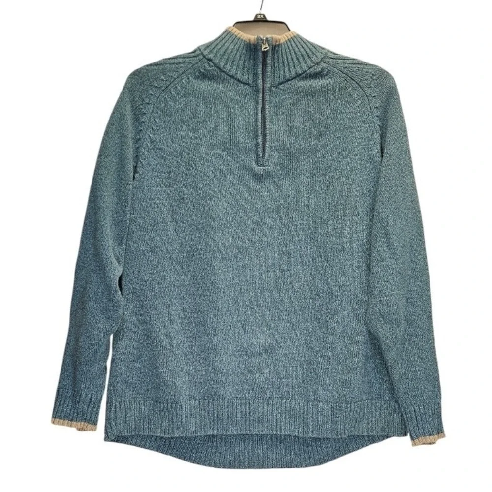 Columbia Omni-Shade  1/4 Zip Pullover Sweater‎ Jacket Size XL Green Gorpcore